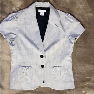 WHITEHOUSE/BLACKMARKET Short Sleeve Blazer/Jacket